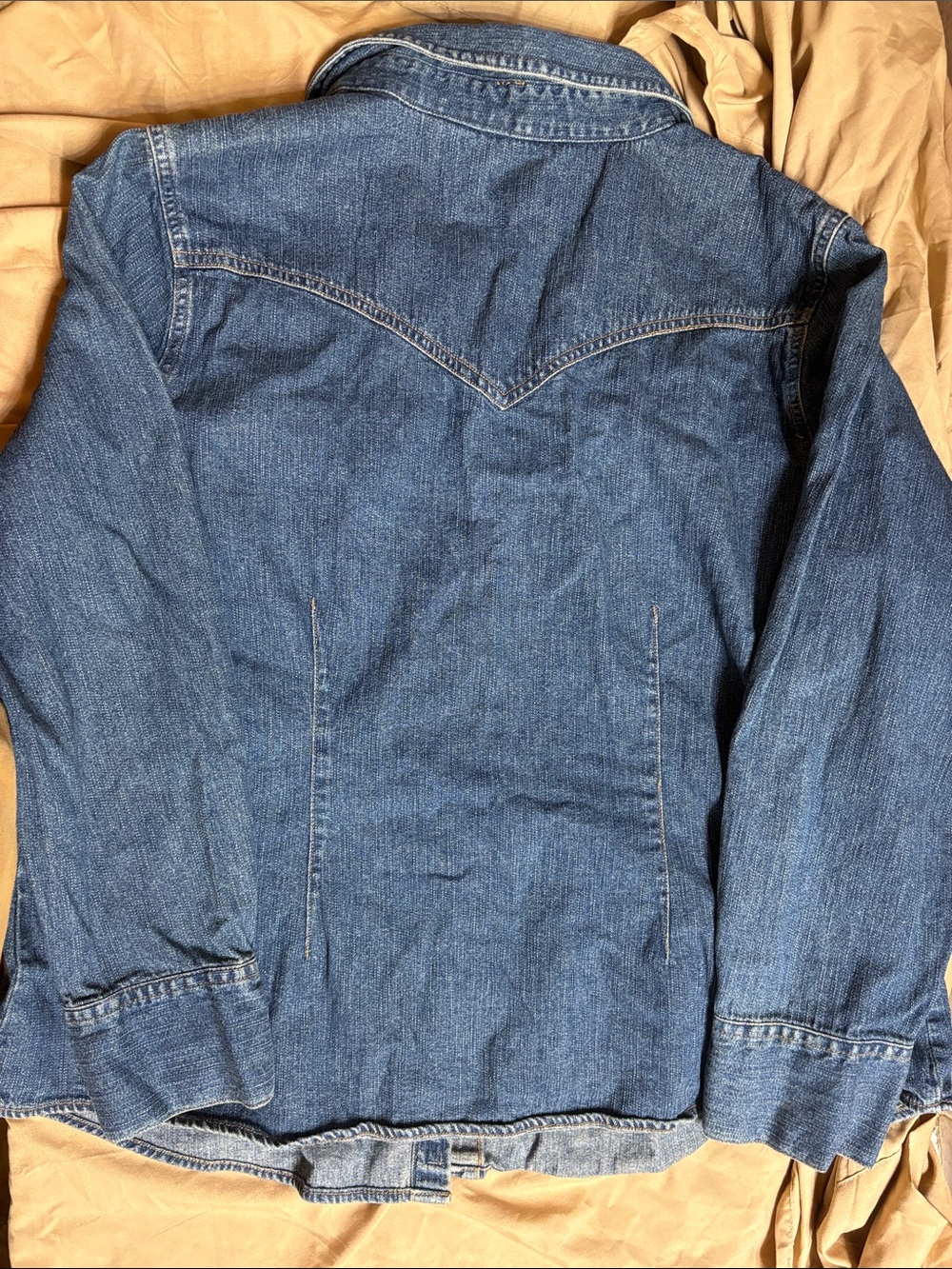 Vintage Denim Route 66 Western Shirt Jacket - Blue - Picture 7 of 7